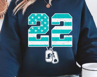 22 am Tag SVG (Digital Download), Hundemarke SVG, veteranes Bewusstsein