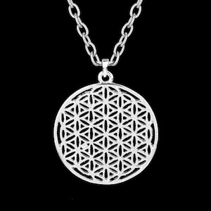 Flower Of Life Pendant Necklace - Sacred Geometry Spiritually Healing Jewelry