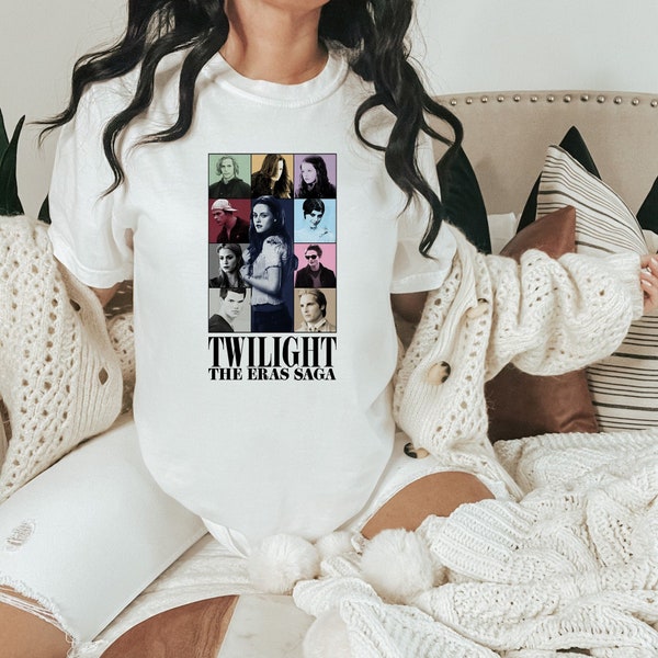 Twilight the ERAS Saga White Tricou Tricou Tricou Tricou Twilight Saga Twilight Merch Eras Tour Cadou Bella Jakob Edward