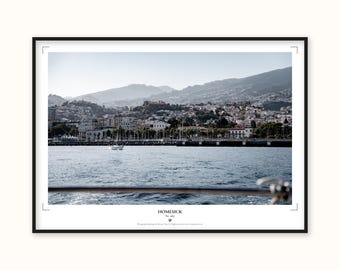 Funchal Madeira Print | Homesick Panorama | Japanese Paper Wall Art