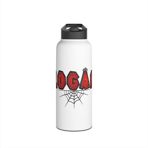Spider-Man Personalized Water Bottle Laser Engraved Logan Tumbler Gift for Kids image 11