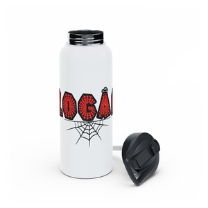 Spider-Man Personalized Water Bottle Laser Engraved Logan Tumbler Gift for Kids image 14