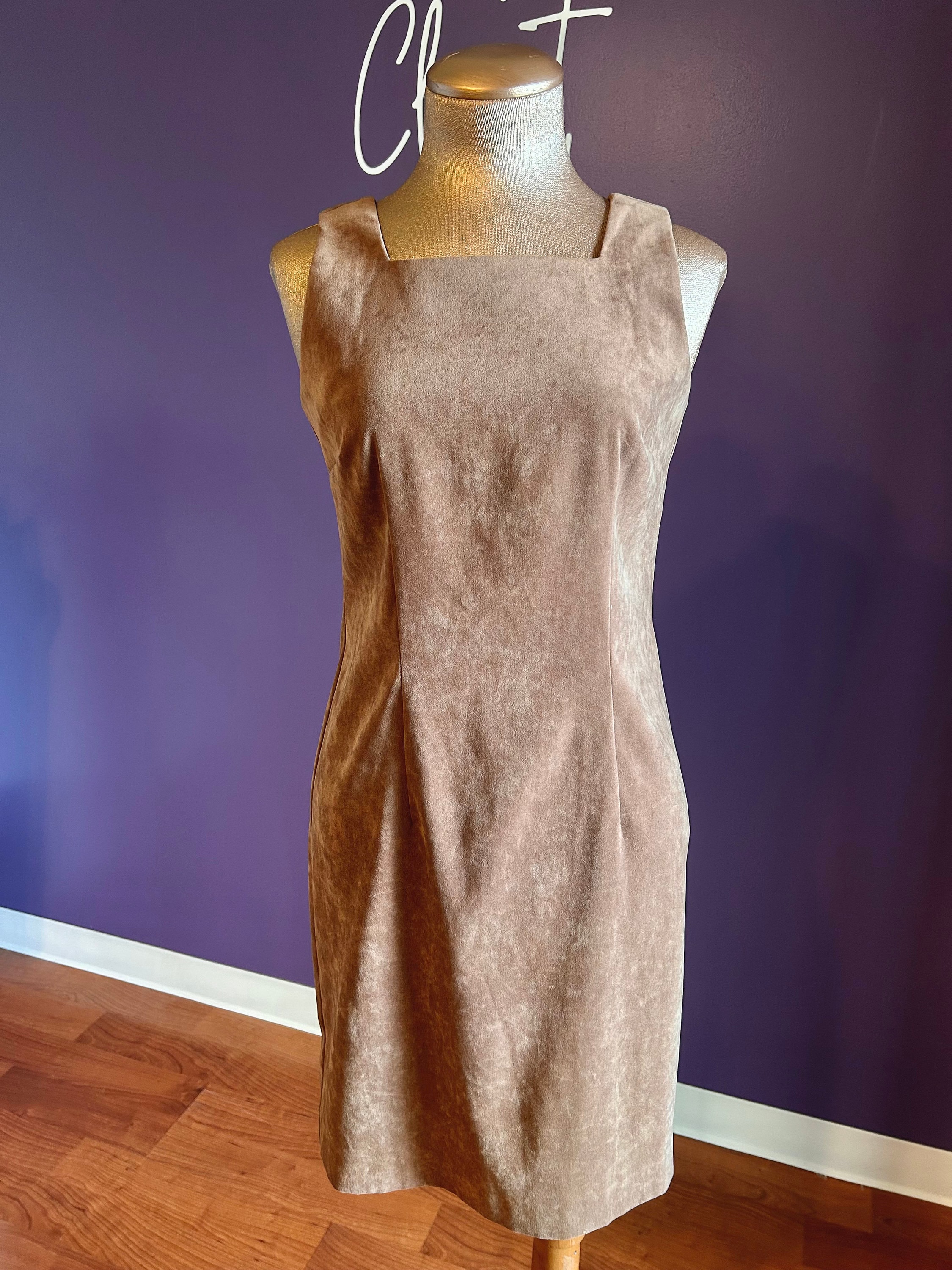 9+ Brown Suede Dress