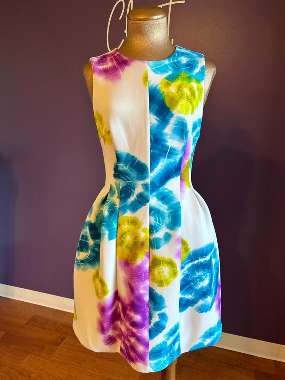 80s/90s Style Calvin Klein Tie Dye Dress