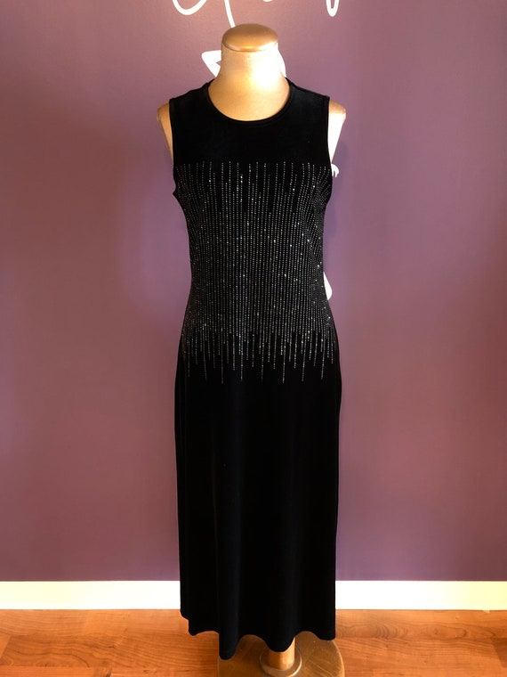 Vintage 90’s Ronni Nicole Velvet Maxi Dress