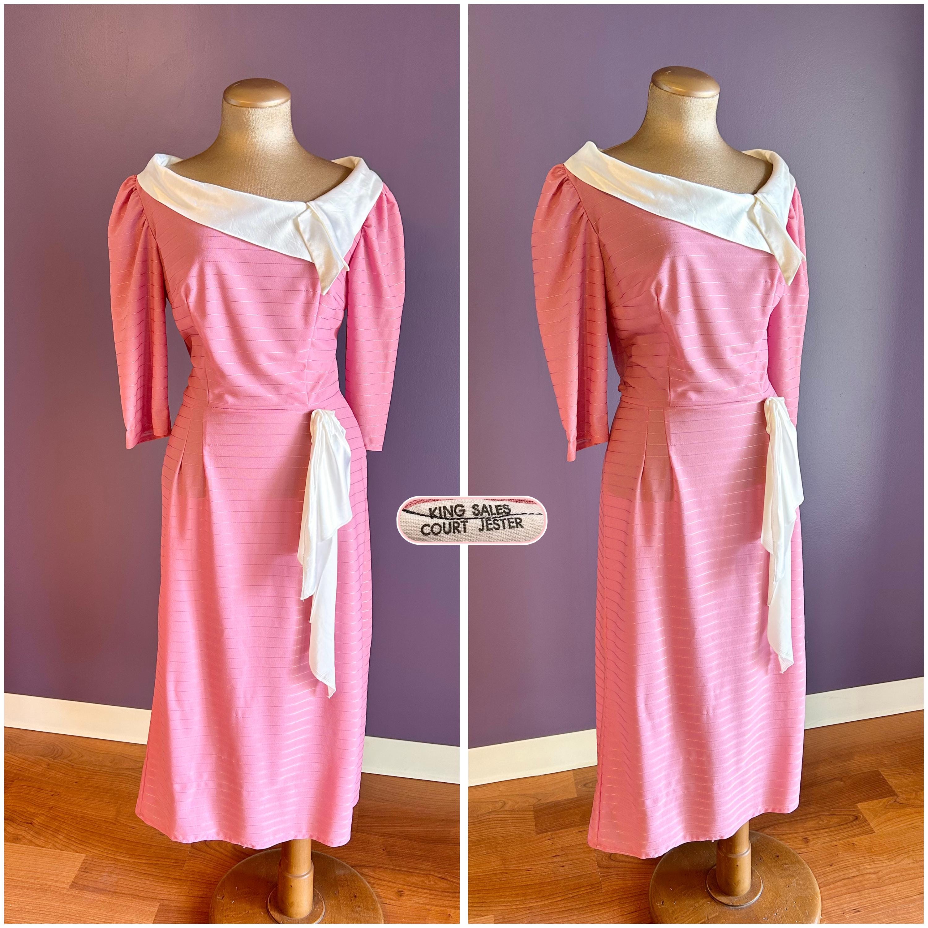 80s Boat Neck Dress - Etsy