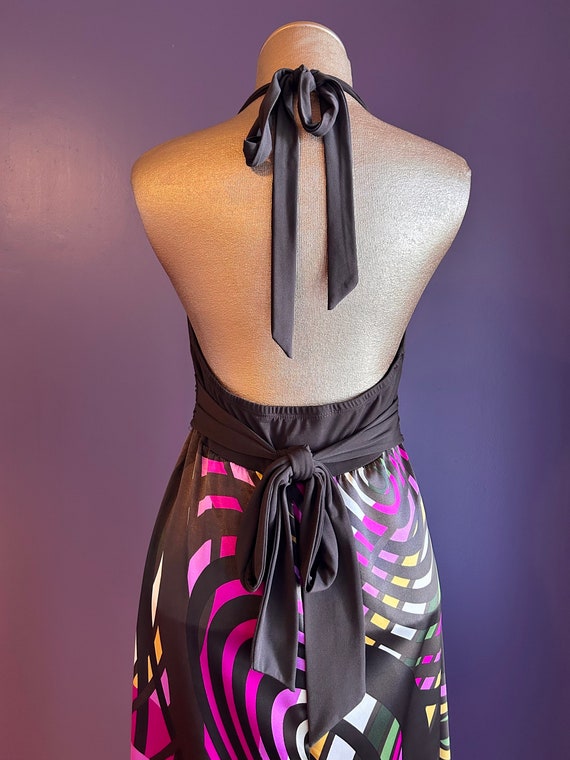 Vintage 90s/00s Candies Pink & Brown Halter Summe… - image 5