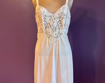 Vintage 60s Baronet Lingerie Lace Slip Dress