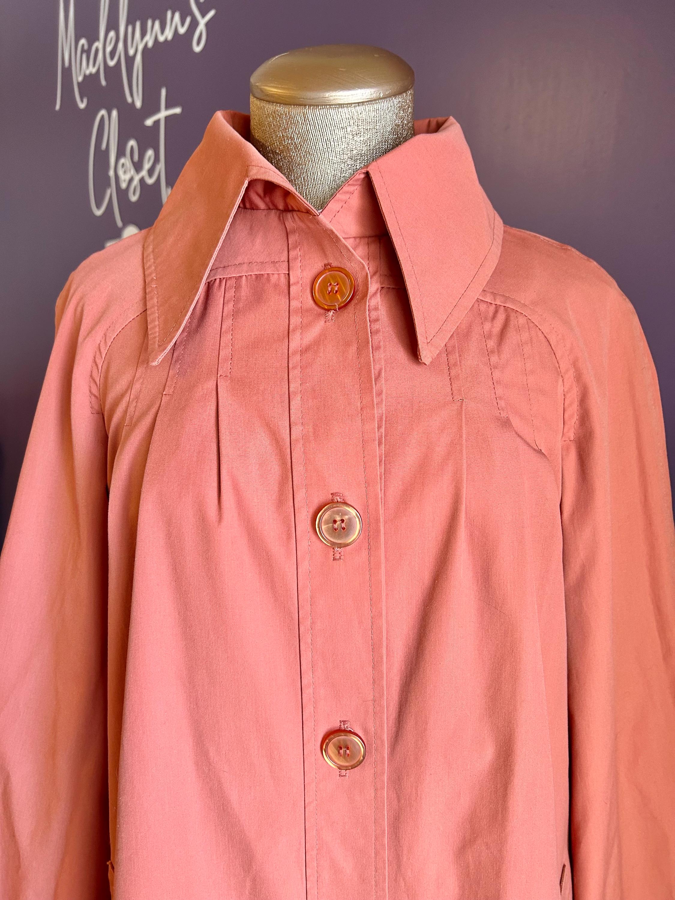 古着 80-90s USA製 LANDS' END ブラック × レッド 比翼 パデッド