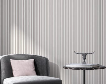 Papier peint à rayures : tissu, décoration murale amovible
