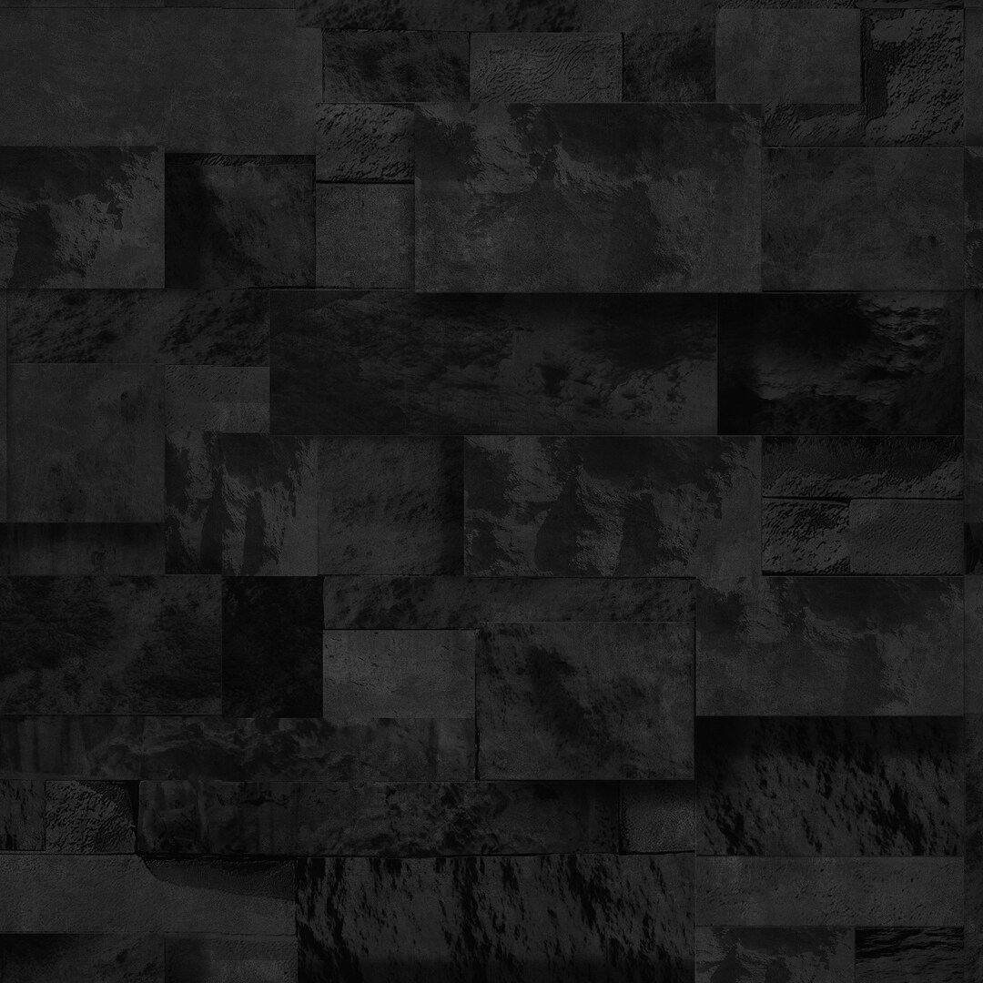 Stone Wallpaper, Black Stone Wall, Black Wallpaper, Dark Black Stone