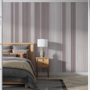 Vintage Stripe Wallpaper, Brown Striped Wallpaper, Striped Wallpaper, Pinstripe Wallpaper, Vintage Pinstripes, Wall Decoration