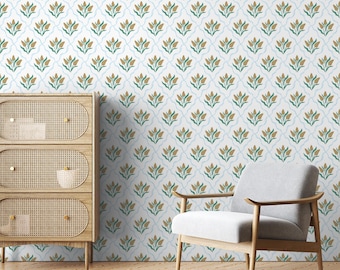White Meadow Flower Peel & Stick Wallpaper: French Botanical Design