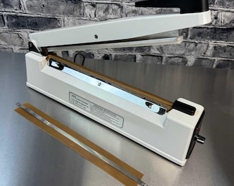 12" PFS-300 Professional Impulse Heat Sealer with 6MM & 8MM Seal Wires