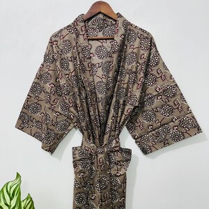 Kimono Cardigan, Lightweight Cotton Bathrobe, Cotton Robe for Women, Gift For Her , Handmade Kimono Robe,