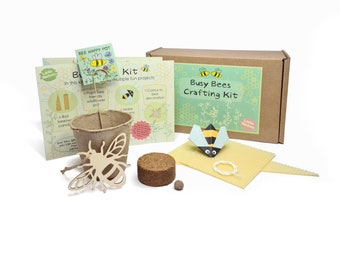 Eco-vriendelijke Busy Bees Crafting Kit – Duurzaam, composteerbaar en educatief