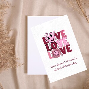 Liebe Vögel Valentinstag Premium Karte | Romantische Geschenkidee | Perfekt für Partner | Sofort Download
