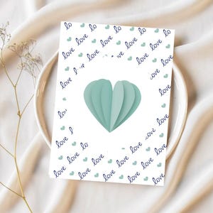 Prachtige Valentijnsdagkaart | Direct downloaden | Unieke wenskaart voor koppels