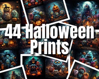 44 Halloween Prints