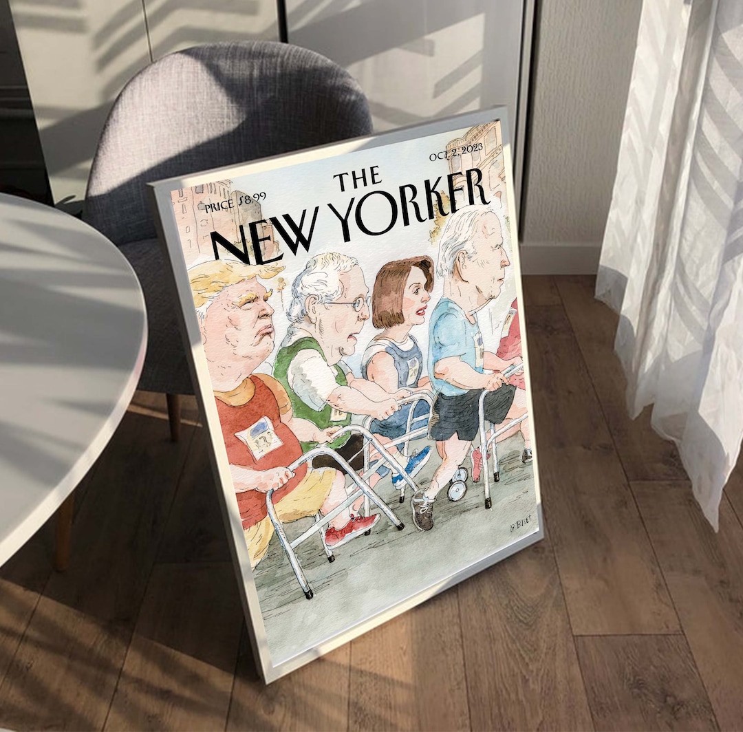 The New Yorker Oct 2 2023 the Race for Office Poster Etsy