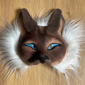 Ragdoll/Siamese cat mask!! (Read desc for info)