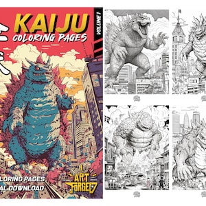 KAIJU Coloring Pages_VOL 1