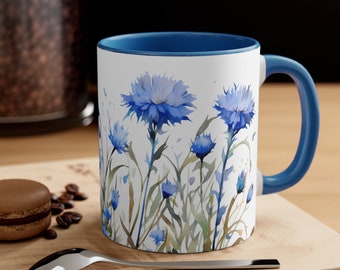 "Akzent ""Cornflowers"" Kaffeetasse, 11oz ."