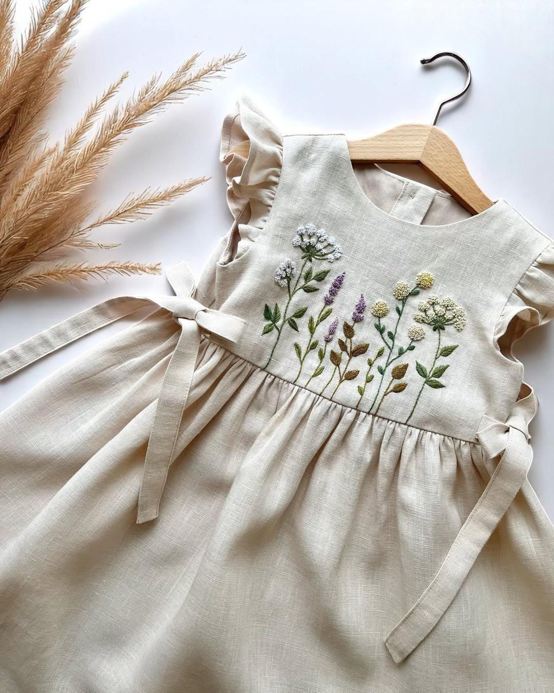 Hand Embroidery Birthday Dresses - Etsy