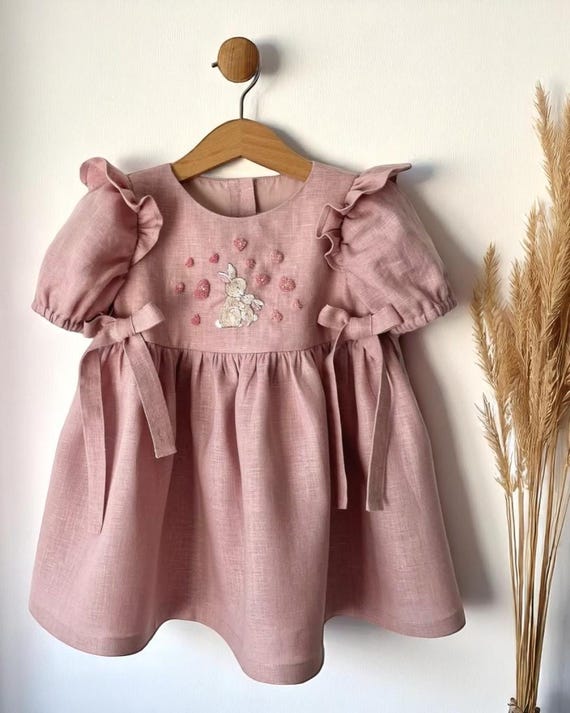 chinese dress ladies Long Sleeve - Linen Easter Dress