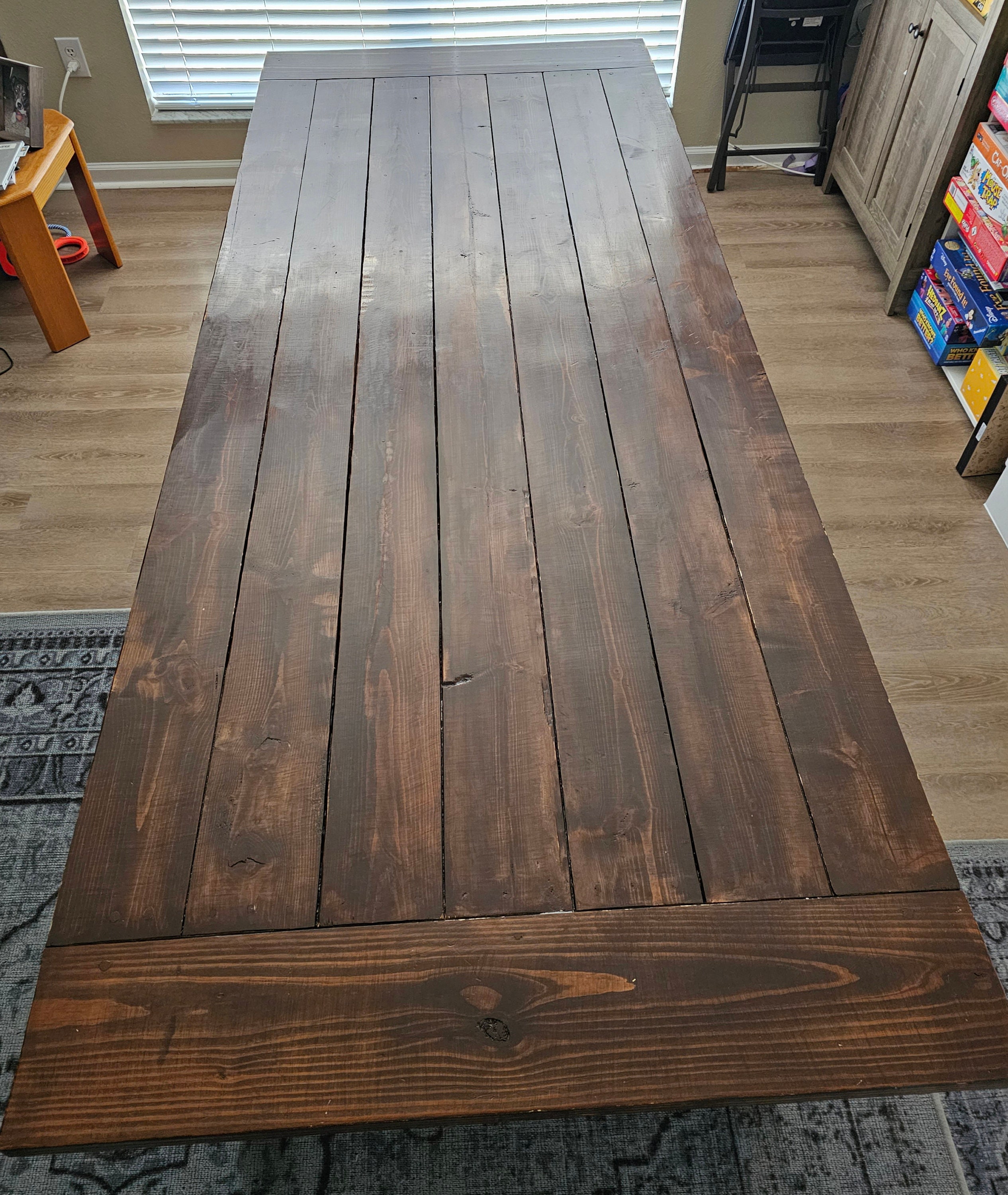 Rustic Farmhouse Dining Table - Etsy