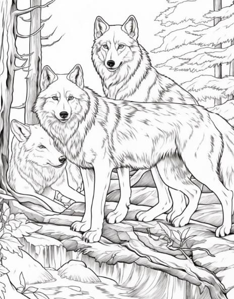 North American Wildlife Coloring Pages (Download Now) - Etsy