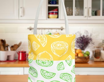 バッグ remon Lemon/lime Citrus Tote Bag - Etsy