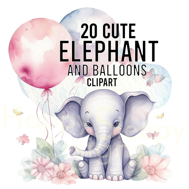 Baby Elephant - Etsy