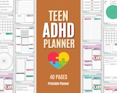 ADHD Journal For Teens, Teen ADHD Planner