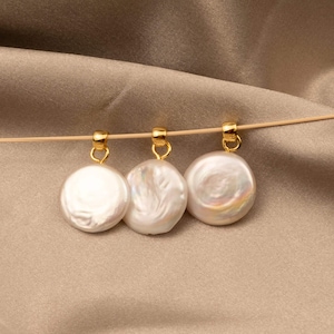 perlenanhänger silber 925 vergoldet mit weißen barock süßwasserperle