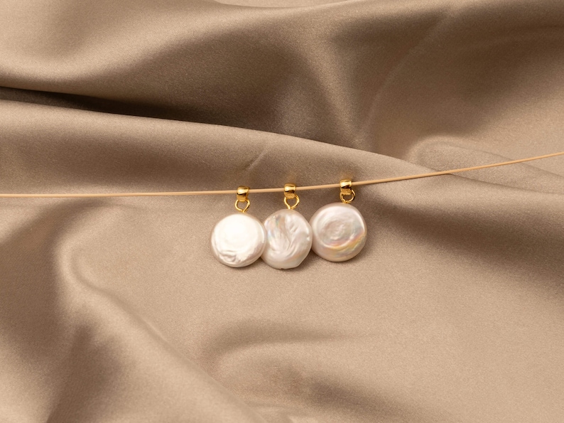 perlenanhänger silber 925 vergoldet mit weißen barock süßwasserperle