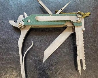 Multitool Ratnik 6E6 Russian Army Military knife with Pouch and Sharp