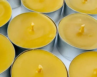 Bijenwastheelichtkaarsen – 100% pure bijenwas, natuurlijk honingaroma, lang brandend, handgemaakt