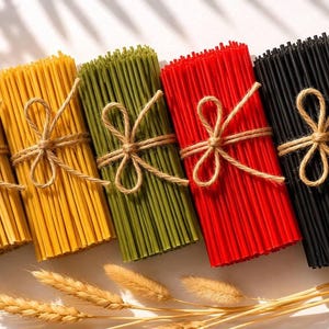 Velas rituais finas de cera de abelha 100% pura – 17 cm Ø5 mm, escolha suas cores