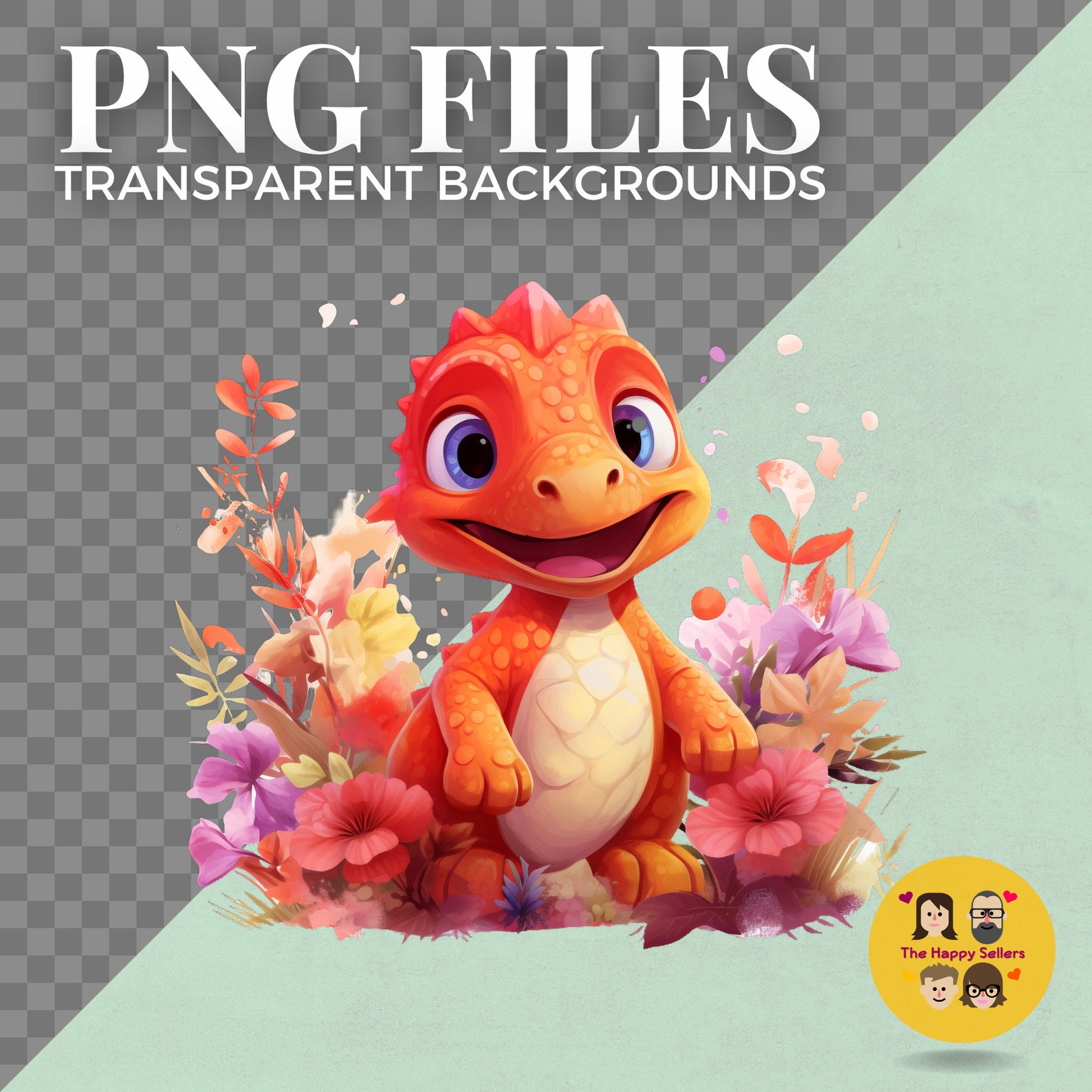 20 Cute Baby Dinosaurs Clipart Pack INSTANT DOWNLOAD 20 Baby Dinosaur ...