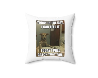 Almohada de meme de perro creativa y divertida