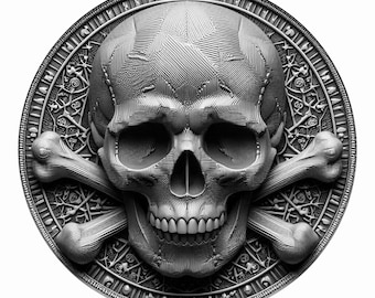 Mappa della profondità del cranio per incisione laser lightburn