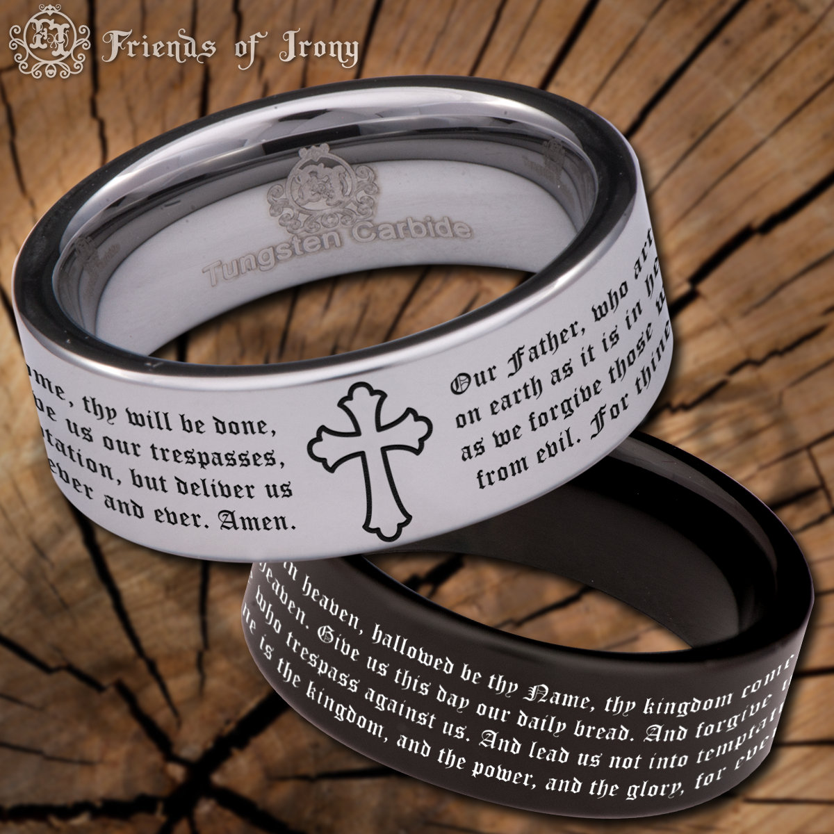 Anello Padre Nostro In Argento 925 - Regolabile - Gioiello Religioso - ML - Foto 2