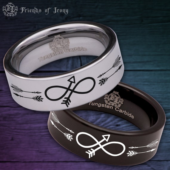 Infinity arrow ring best sale