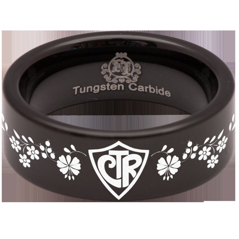 Choose the Right CTR Custom Personalize Laser Engrave Tungsten Wedding ...