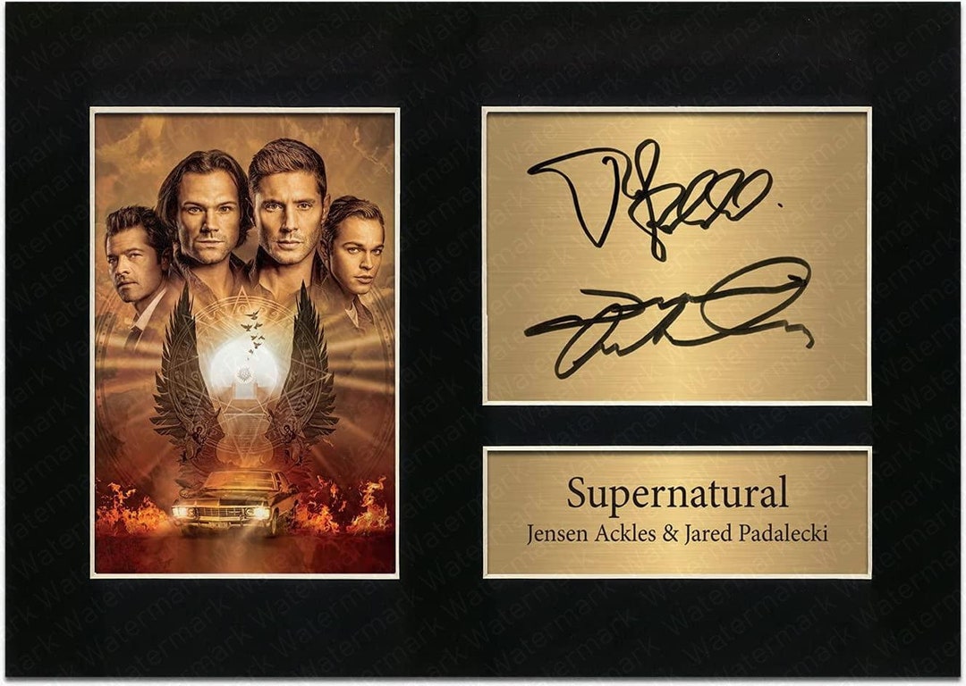 Supernatural Jensen Ackles Jared Padalecki Signed Limited Edition Pre