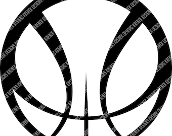 Basketball, Basketball design, Basketball net, Basketball shirt, Basketball T-Shirt, Basketball Template, Basketball outline, Vinyl T-Shirt
