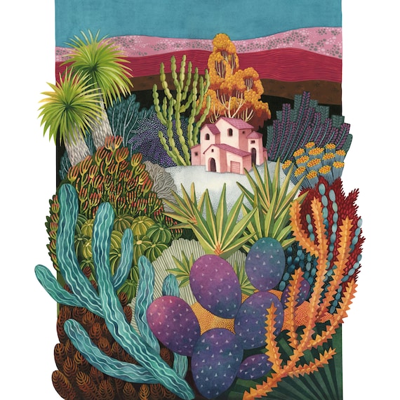 Wooden Jigsaw Puzzle "Home in The Desert 1 (505 Pieces)"