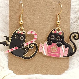 Cat Earrings | Kitty Earrings | Cat Lovers | Dangle Earrings | Drop Earrings