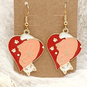 Cat Earrings | Kitty Earrings | Cat Lovers | Dangle Earrings | Drop Earrings